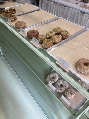 A bit late in the afternoon, but still enough to choose from.   at Areca Bakery in Barcelona