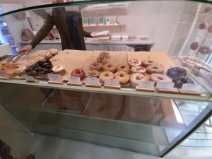 Selection of the day at Areca Bakery in Barcelona