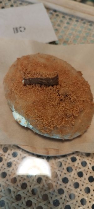 Donut lotus at Areca Bakery in Barcelona