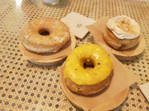 Lemon, passionfruit and Nutella at Areca Bakery in Barcelona