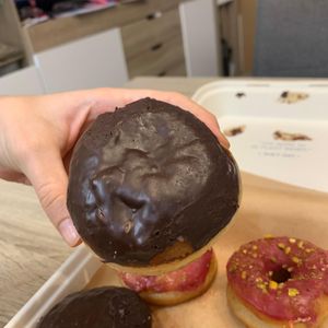 Boston Cream (3,40€) at Areca Bakery in Barcelona