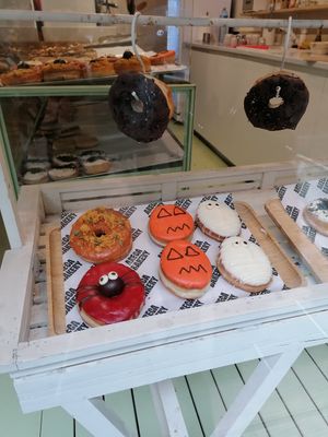 Halloween doughnuts at Areca Bakery in Barcelona