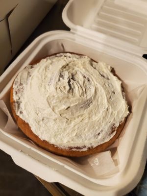 Cinnamon roll at Keepin it Vegan  in Ottawa