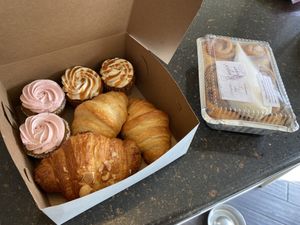 Cupcakes, croissants, and take-home cinnamon rolls    at Keepin it Vegan  in Ottawa