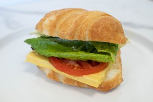 Just Egg croissantwich at Keepin it Vegan  in Ottawa