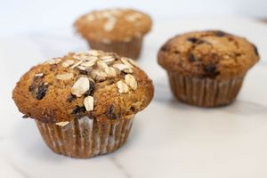 fresh muffins daily. at Keepin it Vegan  in Ottawa