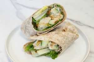 ChickUN Caesar wrap at Keepin it Vegan  in Ottawa
