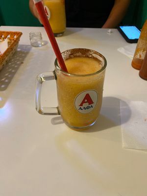 Mango chilli margarita   at El Burro Tacos y Tequila in Athens