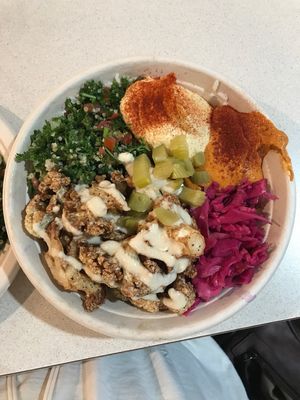 Veggie Plate at Ghassan’s   at Ghassan's Fresh Mediterranean Eats - Cornwallis Dr in Greensboro