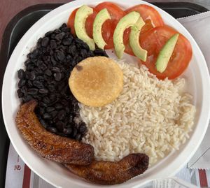 Vegetarian/vegan dish  at Q'Arepas in Tenerife