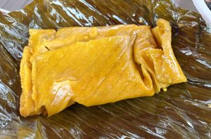 Vegan hallaca  at Q'Arepas in Tenerife