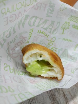 Empanada at Q'Arepas in Tenerife