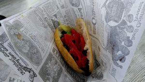 Arepa vegana at Q'Arepas in Tenerife