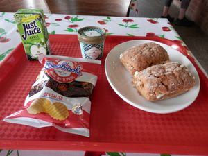 Vegan lunch at Hillside Shire Horse Sanctuary Cafe in West Runton