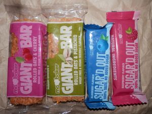 Some vegan treats I bought from the cafe to take home at Hillside Shire Horse Sanctuary Cafe in West Runton