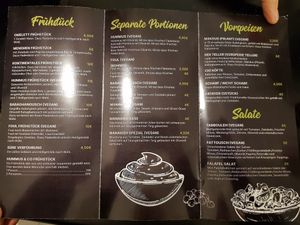 Aktuelle Karte Seite 2 (wird wohl in Kürze erweitert) at Hummus & Co in Heidenheim