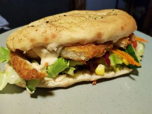 Long Chicken Sandwich at Hummus & Co in Heidenheim