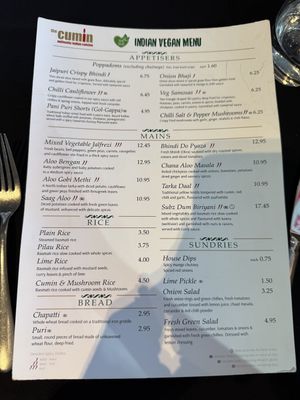   at The Cumin in Nottingham