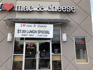 Store front of n Spencer Hwy  at I Heart Mac & Cheese in Deer Park