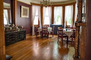 Bordeaux dining room  at Elk River Hotel & Cafe by GlampOut Resorts in Sutton