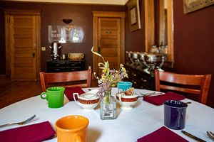 Bordeaux dining room  at Elk River Hotel & Cafe by GlampOut Resorts in Sutton