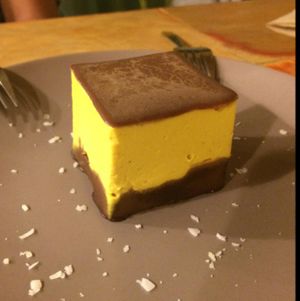 lemon chocolate mousse--DON'T GET at Mi Vida Cafe in Miami