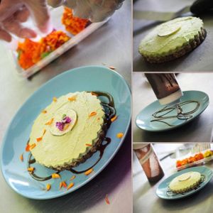Raw Vegan Key Lime Pie ~ Daily Dessert Special at Mi Vida Cafe in Miami
