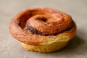 Cinnamon Scroll at Wild Hearth Bakery in Comrie