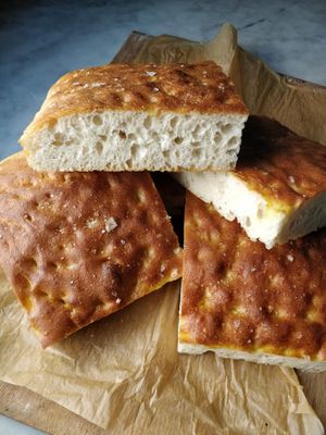 Focaccia at Wild Hearth Bakery in Comrie