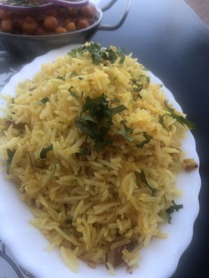 Garlic rice   at Happy Flavors in Fuengirola