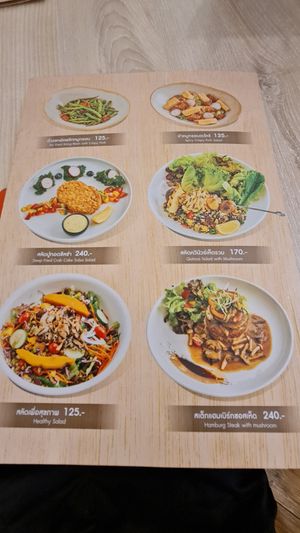 Plant based menu at Salad Factory in Bangkok