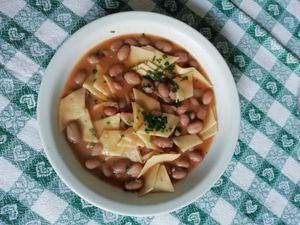 Pasta and beans!  at Osteria di Filia in Castellamonte