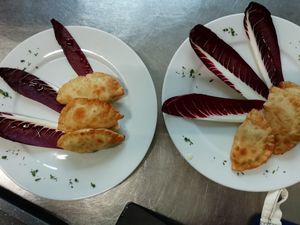 Appetizers are mostly vegan.  at Osteria di Filia in Castellamonte