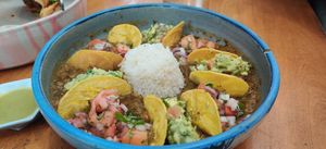 Lentil stew at Mesa Salvaje in Bogota