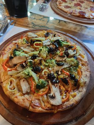 Vegan pizza 🍕 at Cozy Alanya in Alanya