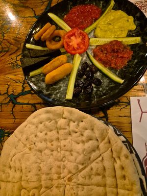 vegan starter at Cozy Alanya in Alanya