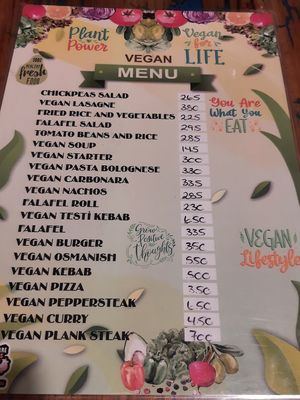 Many options. My favourite is pizza. at Cozy Alanya in Alanya