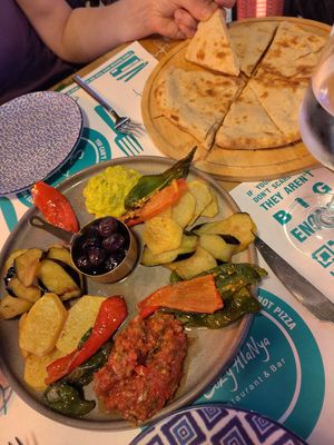 Vegan starter at Cozy Alanya in Alanya