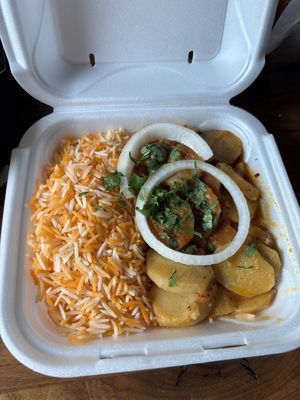 Aloo Tarkari  at Chapati Beta - The Garage Food Hall in Indianapolis