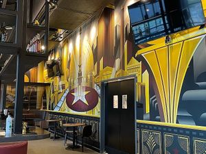 Inside at Living Room Theaters in Indianapolis