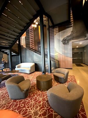 Inside at Living Room Theaters in Indianapolis