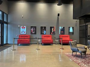 Inside at Living Room Theaters in Indianapolis