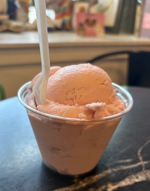 vegan mint bubblegum!  at Sparky's Homemade Ice Cream in Columbia