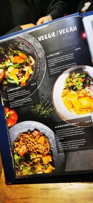 Dinnercard at Taumi in Buehl