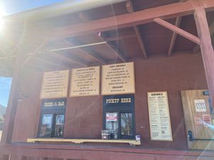  Menu - they also have a breakfast menu on weekends until noon at Red Dog Saloon in Pioneertown