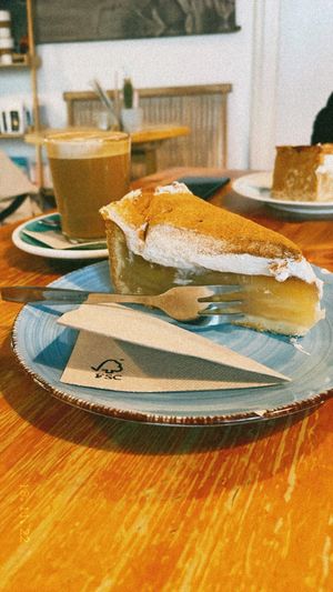 Swedish apple pie   at Café NiMo in Leipzig