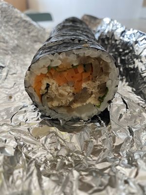 All vegan!  at Bomulseom Kimbap - 보물섬김밥 in Seoul