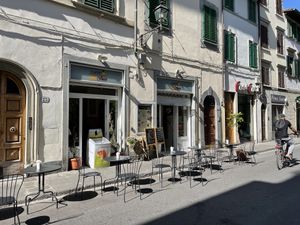 Outside  at Caffe Dolce Amaro in Florence