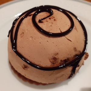 Chocolate dessert at Little Bear in Pireas