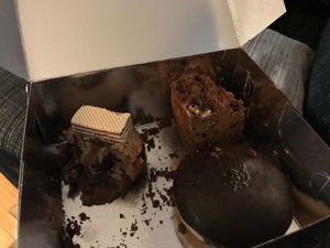 Some delicious chocolate delights.  at Little Bear in Pireas